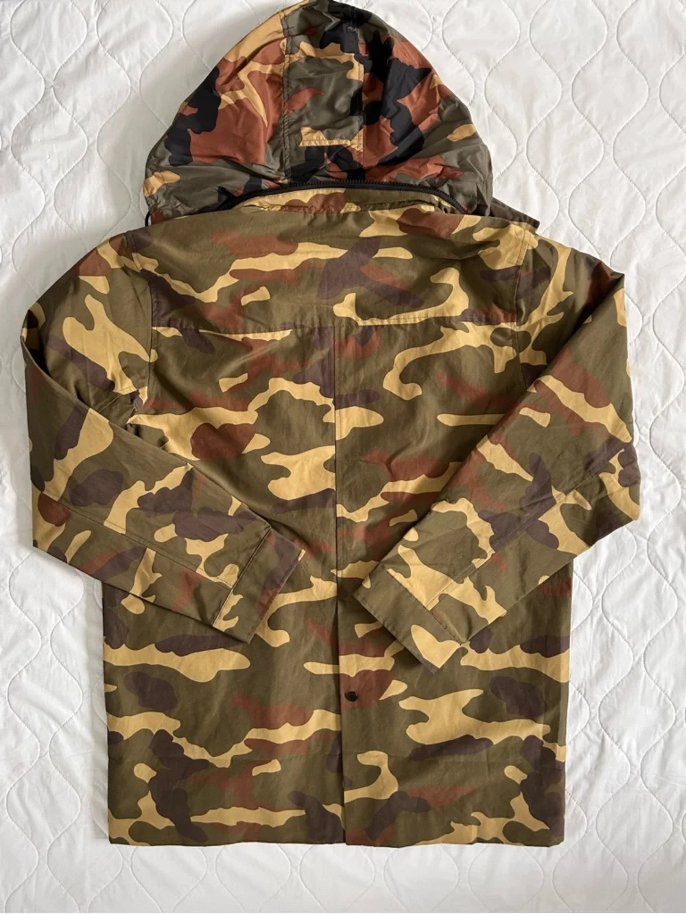 Herschel Supply Company Men's Camo Field Jacket in Olive, Khaki, Brown - Picture 5 of 7